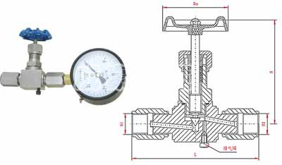 压力表针型阀